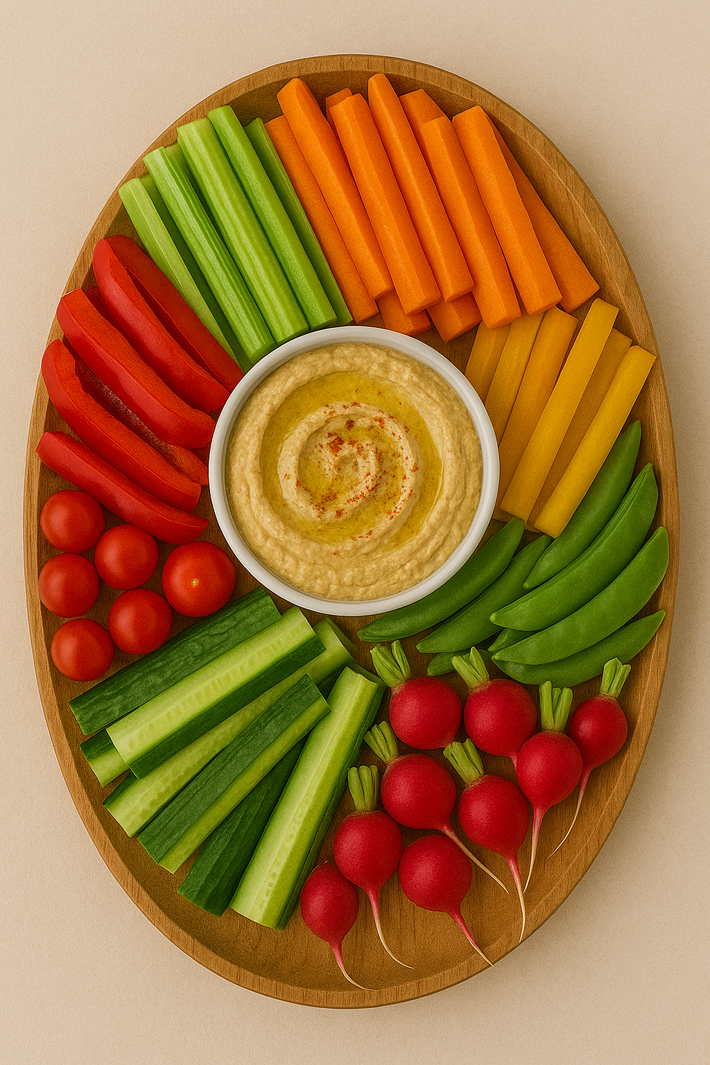 New-Crudités y Hummus
