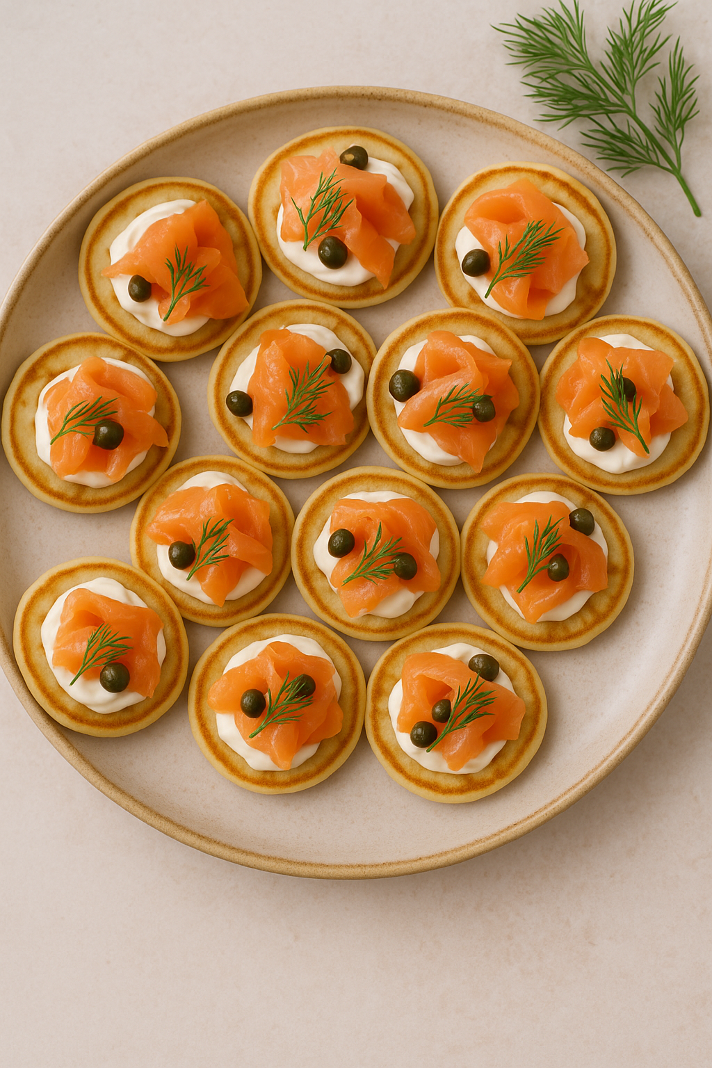 The Smoked Salmon BLini Platter
