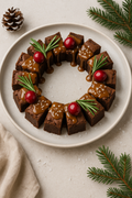 The Salted Caramel Brownie Festive Wreath