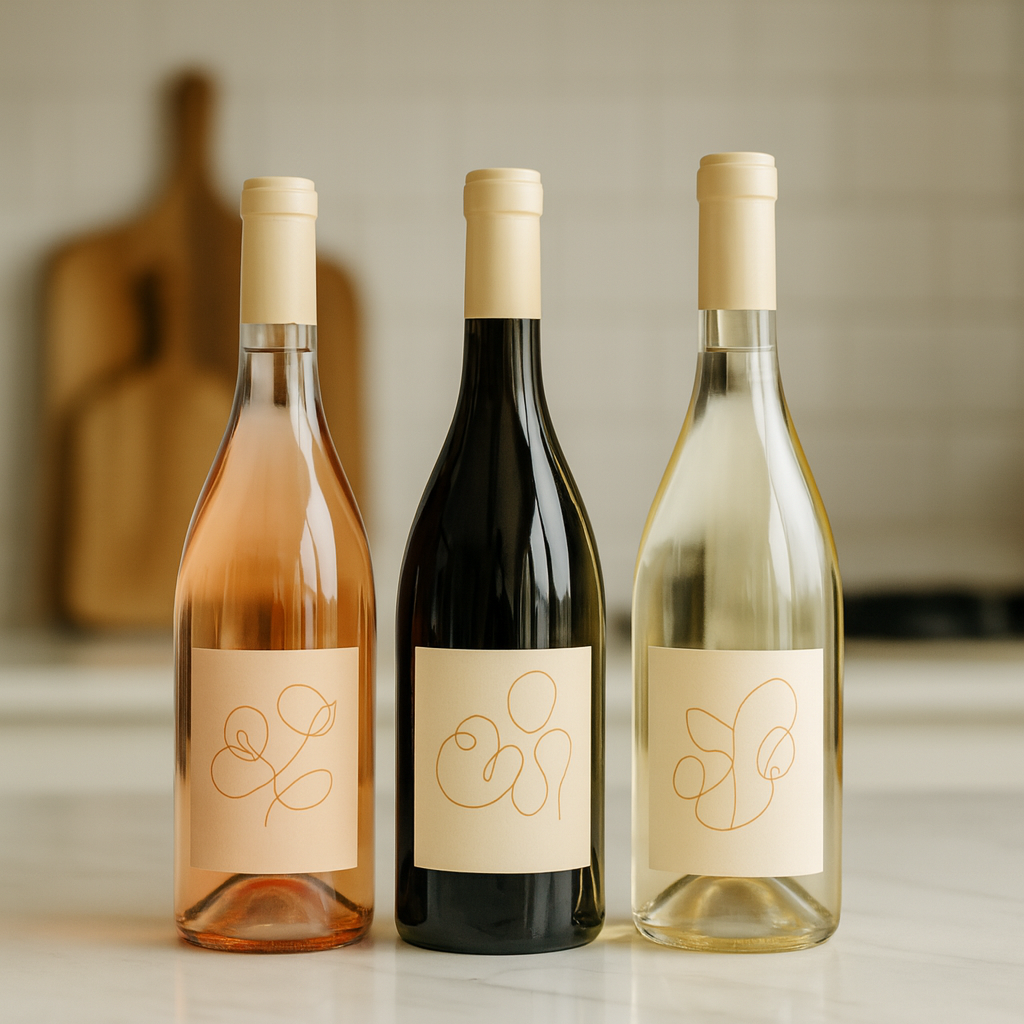 Bottle of amie Wine