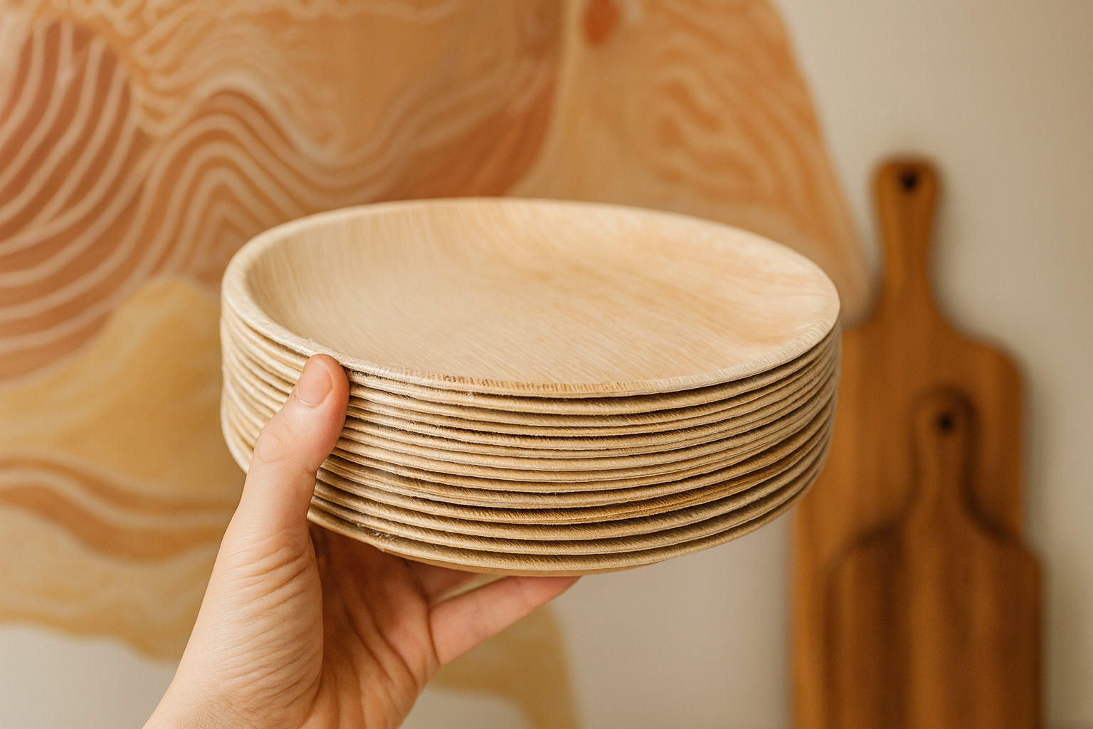 Palm Leaf Plates (Set of 25)