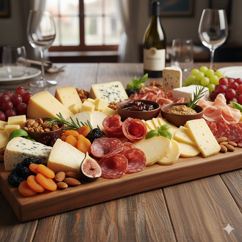 Cheese and cold cuts boards